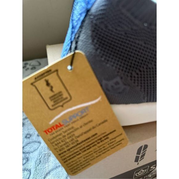 Spenco Women's Peek-a-Boo Sneaker size 8 December sky gray - Picture 10 of 10